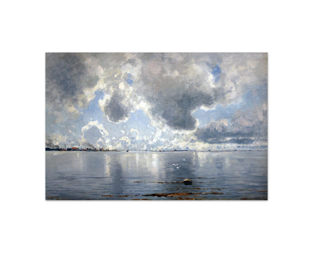 Ascan Lutteroth - Fjord Landscape near Gravenstein - Compact / Full Bleed / No Frame