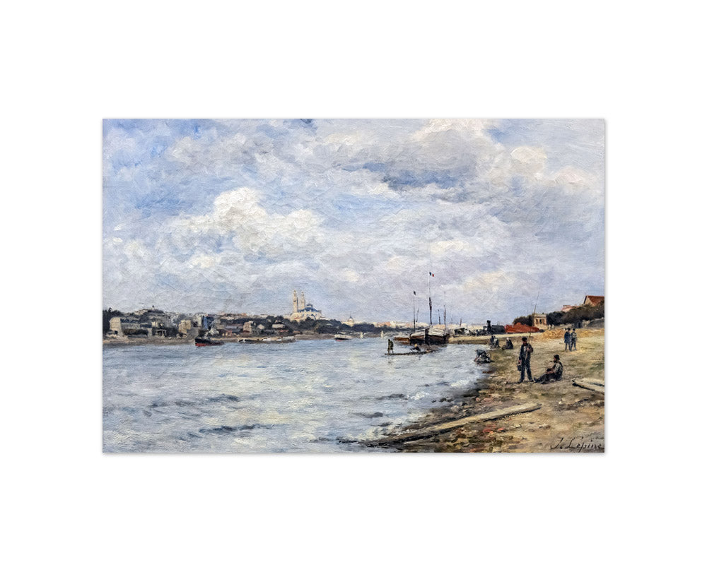 Stanislas Lépine - View of the Seine and the Trocadéro - The Grenelle Bridge - Compact / Full Bleed / No Frame
