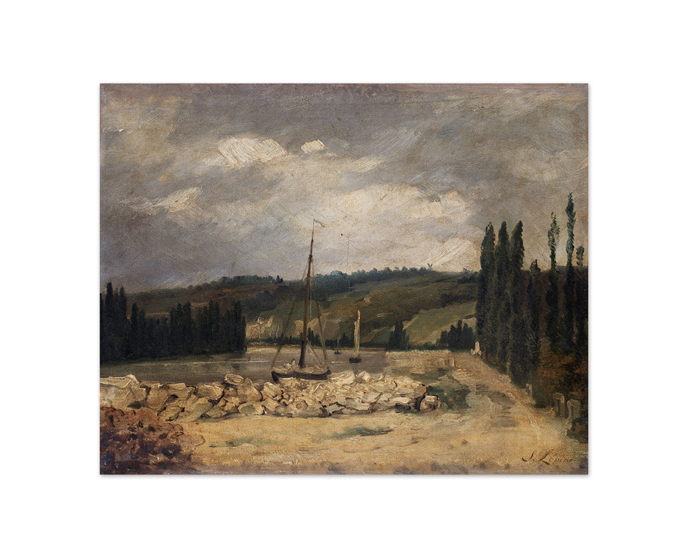 Stanislas Lépine - View of the Seine - Compact / Full Bleed / No Frame