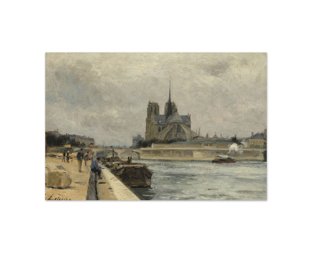Stanislas Lépine - The Bridge of the Archbishop - Compact / Full Bleed / No Frame