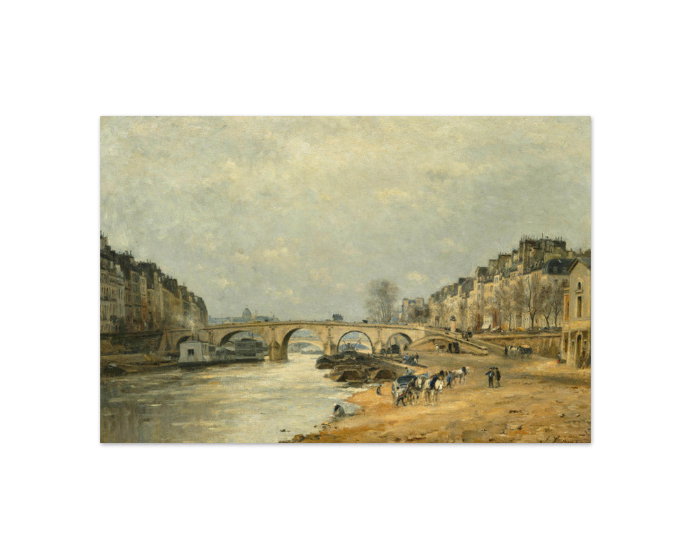 Stanislas Lépine - The Seine at the Pont Marie - Compact / Full Bleed / No Frame