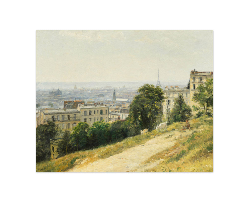 Stanislas Lépine - View of Paris from Montmartre - Compact / Full Bleed / No Frame