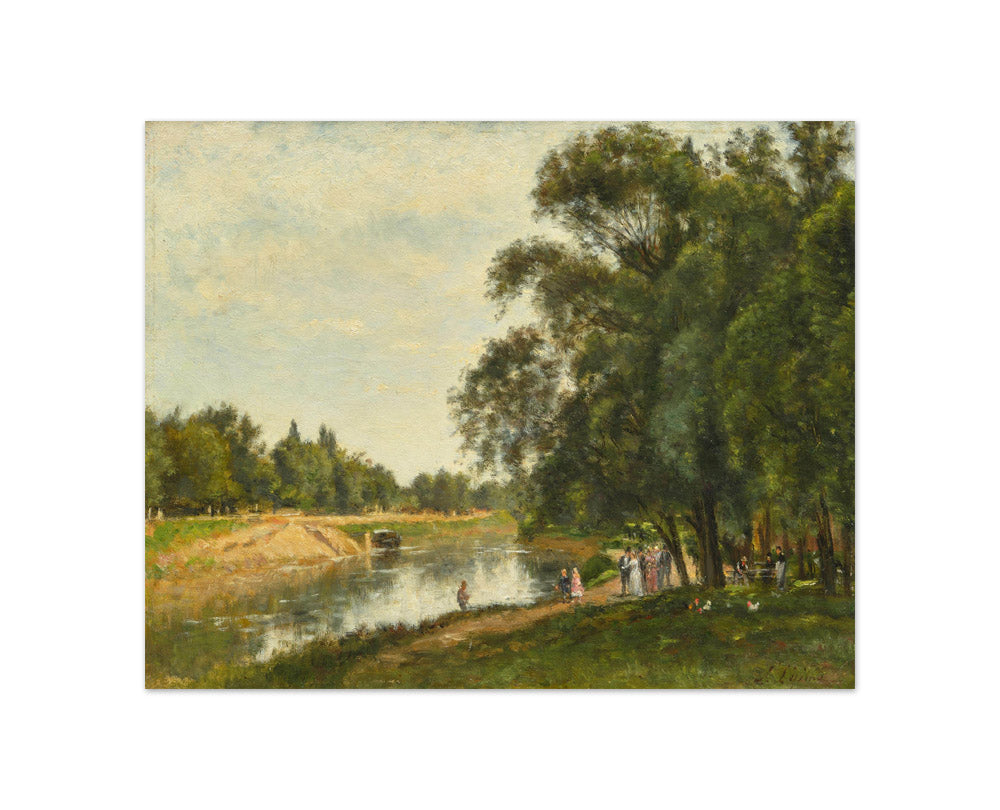 Stanislas Lépine - Island of the Grande Jatte in Summer - Compact / Full Bleed / No Frame