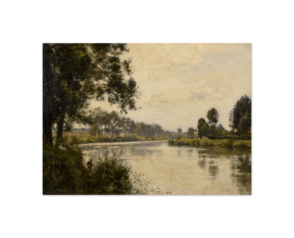 Stanislas Lépine - Landscape with Banks - Compact / Full Bleed / No Frame