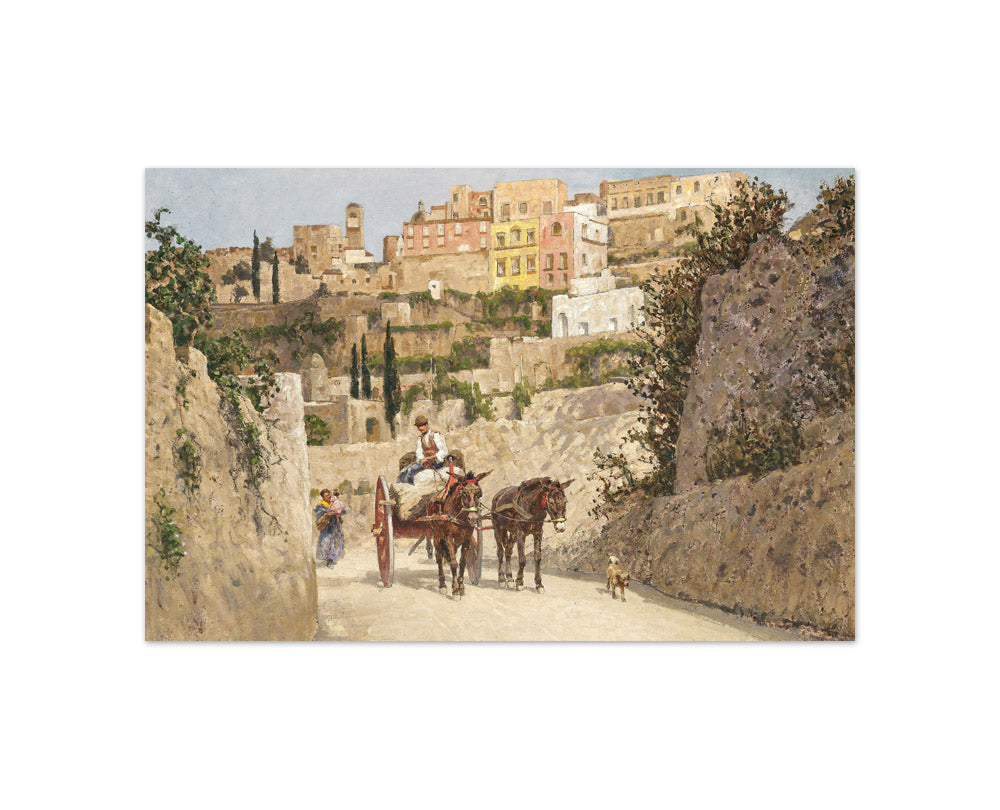 Stefan Simony - Landstrasse in Capri - Compact / Full Bleed / No Frame
