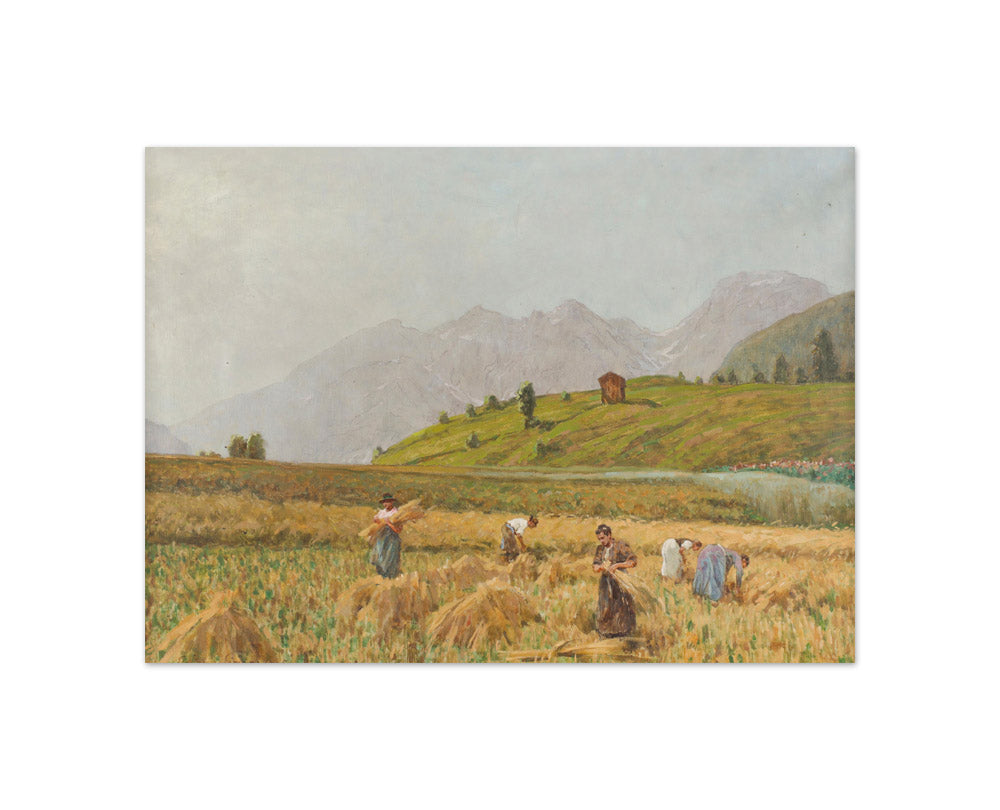 Stefan Simony - Working in the Fields in the Summer - Compact / Full Bleed / No Frame