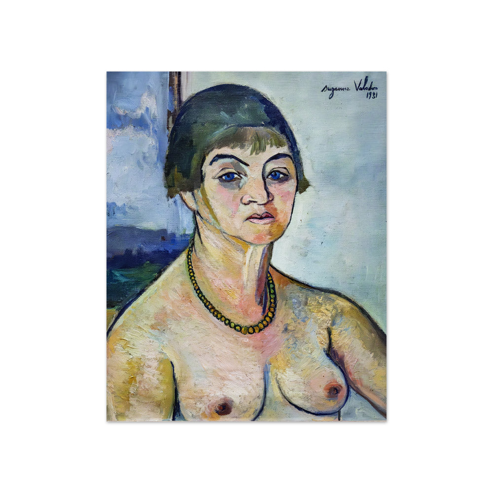 Suzanne Valadon - Self-Portrait with Nude Breasts - Compact / Full Bleed / No Frame