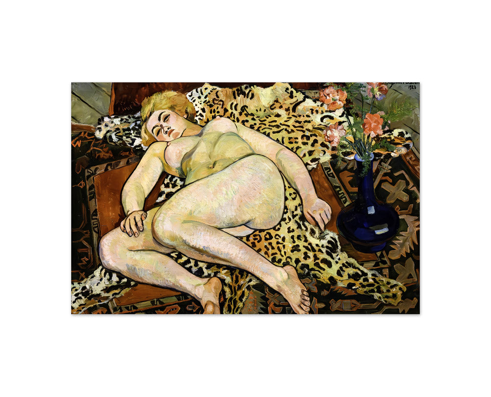 Suzanne Valadon - Catherine Reclining on a Leopard Skin - Compact / Full Bleed / No Frame