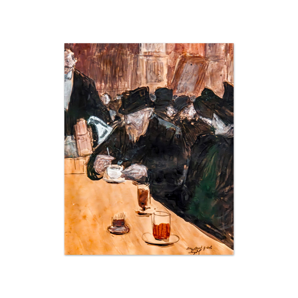 Lucien-Victor Guirand de Scévola - Interior of the cabaret Quat'z'arts - Compact / Full Bleed / No Frame