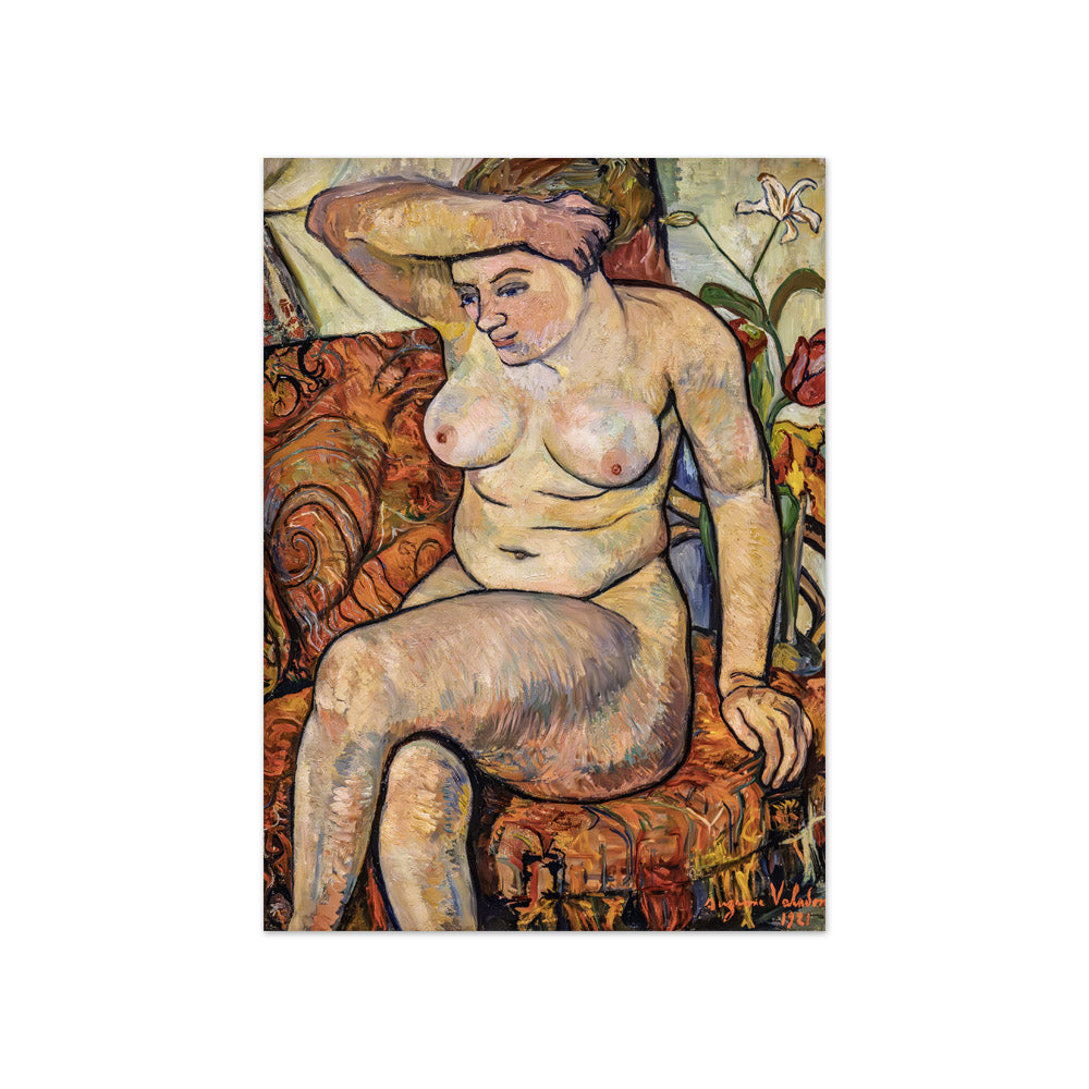 Suzanne Valadon - Nude Woman Sitting in a Chair - Compact / Full Bleed / No Frame