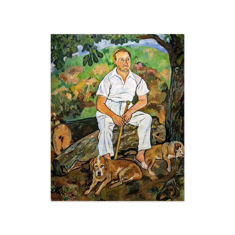 Suzanne Valadon - André Utter with His Dogs - Compact / Full Bleed / No Frame