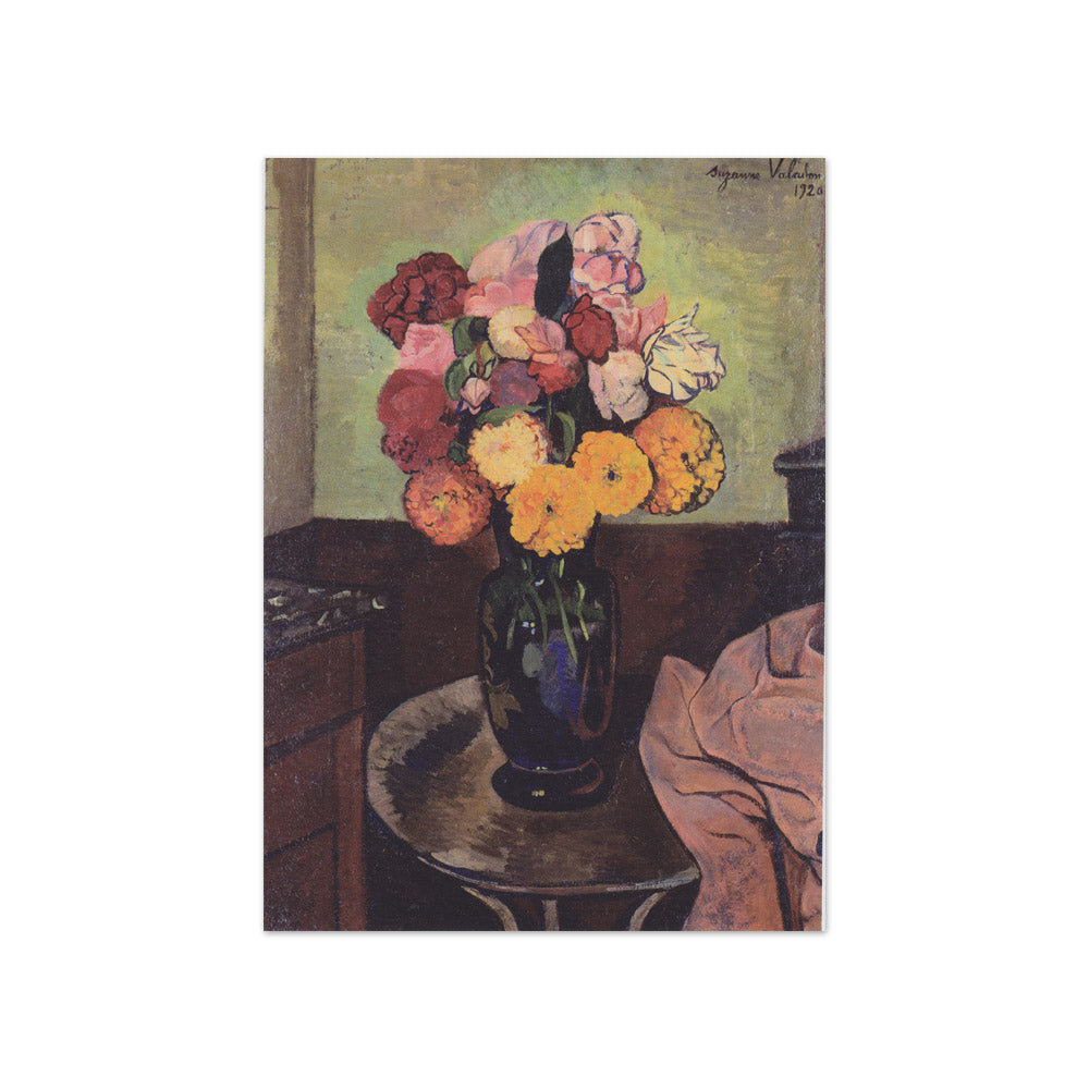 Suzanne Valadon - Flower Vase on a Round Table - Compact / Full Bleed / No Frame