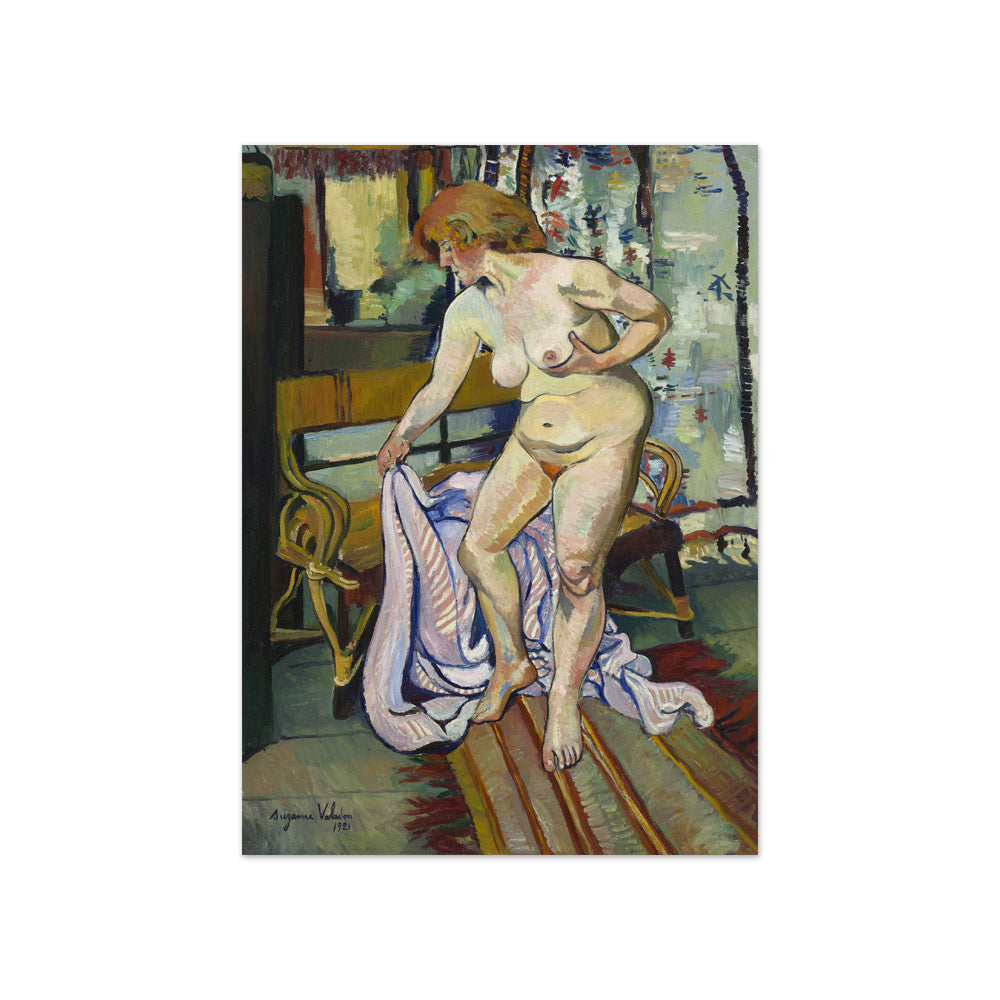 Suzanne Valadon - Nude with Drapery - Compact / Full Bleed / No Frame