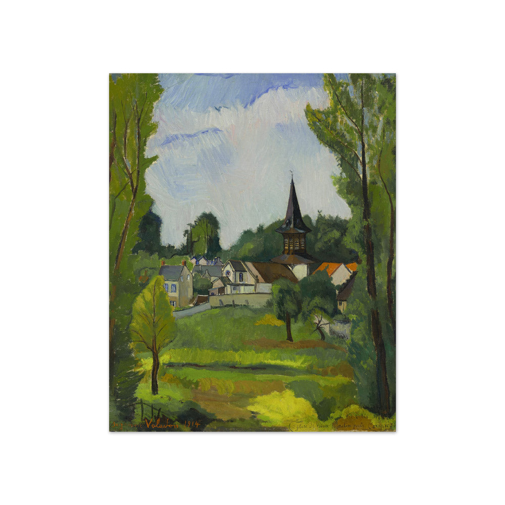 Suzanne Valadon - View of Vieux Moulin near Compiègne - Compact / Full Bleed / No Frame