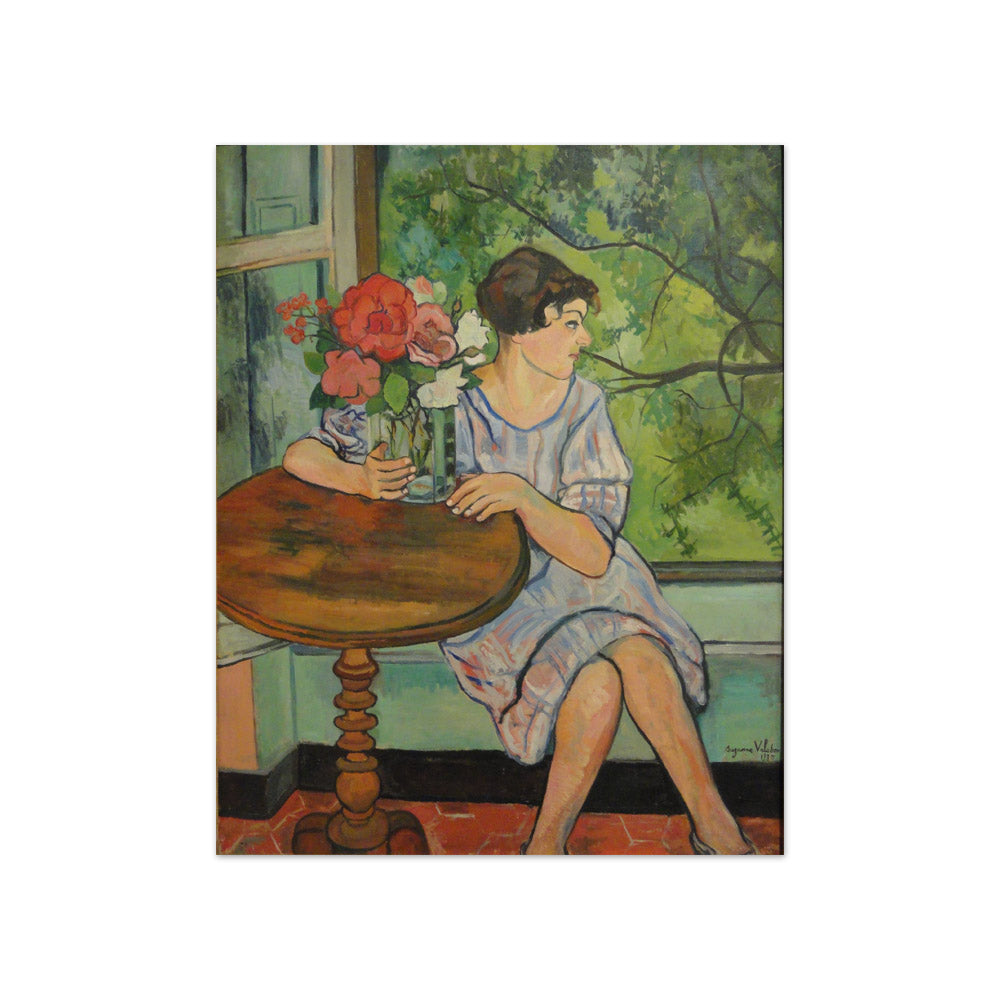 Suzanne Valadon - Young Girl in Front of a Window - Compact / Full Bleed / No Frame