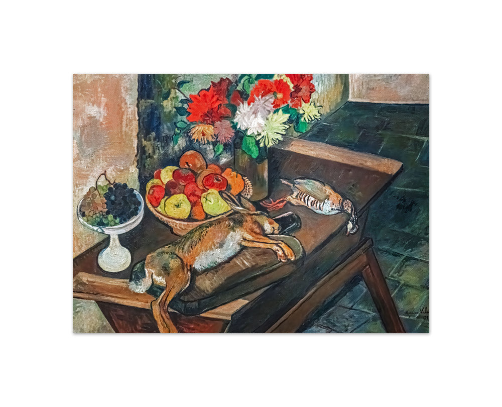 Suzanne Valadon - Still Life with Rabbit and Partridge - Compact / Full Bleed / No Frame