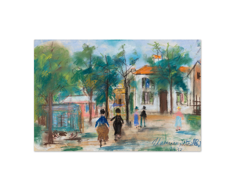 Maurice Utrillo - The Promenade - Compact / Full Bleed / No Frame