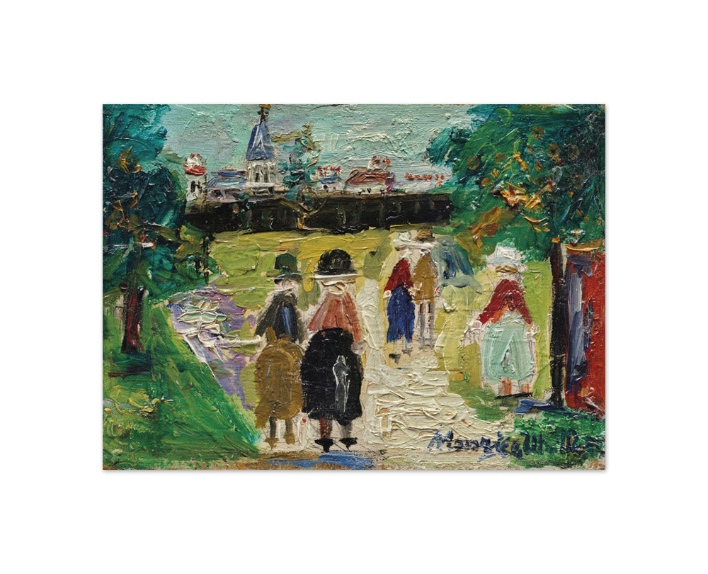 Maurice Utrillo - La Promenade - Compact / Full Bleed / No Frame