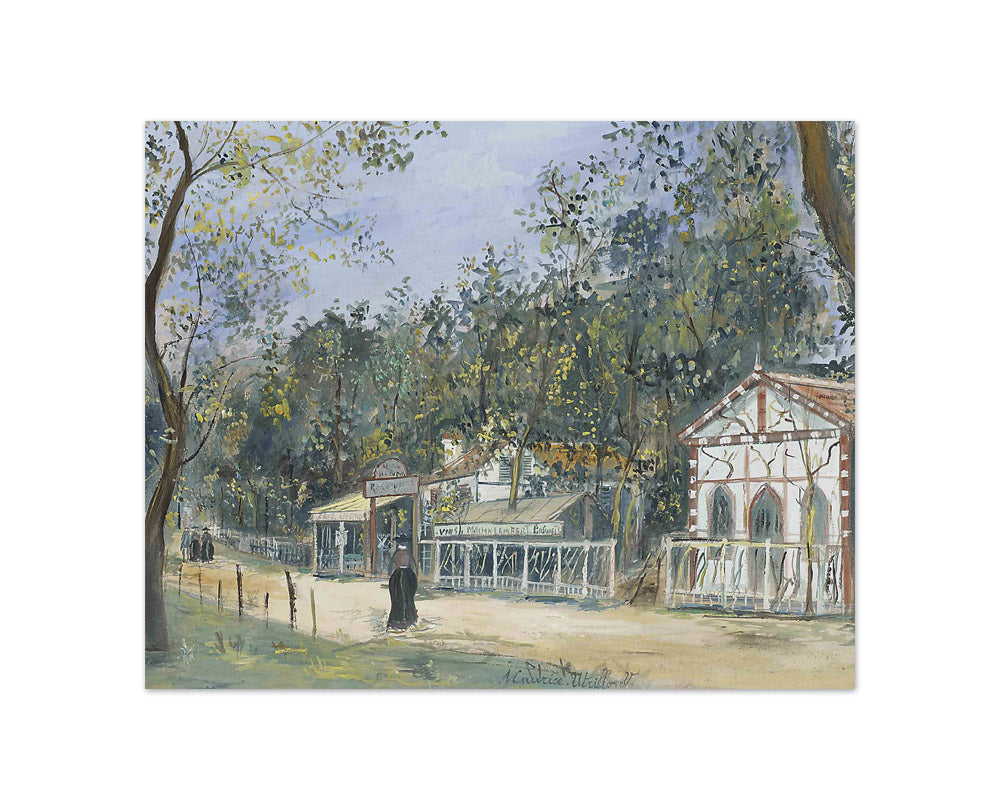 Maurice Utrillo - The Restaurant Lambert - Compact / Full Bleed / No Frame