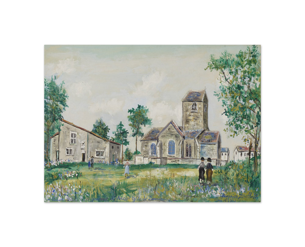 Maurice Utrillo - Birthplace of Joan of Arc and the Church of Domrémy - Compact / Full Bleed / No Frame