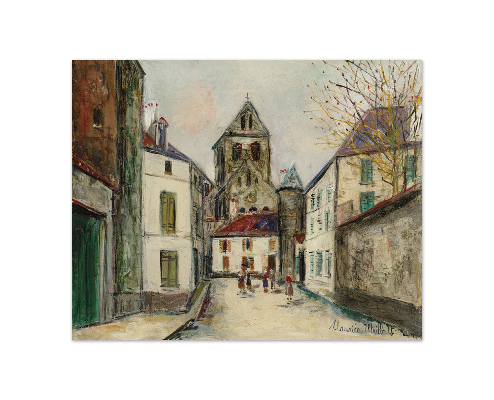 Maurice Utrillo - Church in Marizy-Sainte-Geneviève - Compact / Full Bleed / No Frame