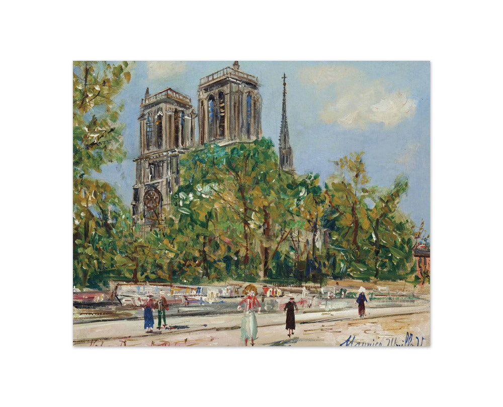 Maurice Utrillo - Notre-Dame de Paris - Compact / Full Bleed / No Frame