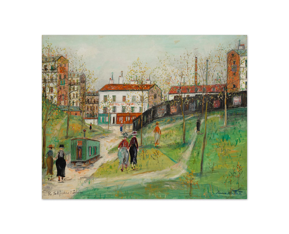 Maurice Utrillo - The Fortifications in Paris - Compact / Full Bleed / No Frame
