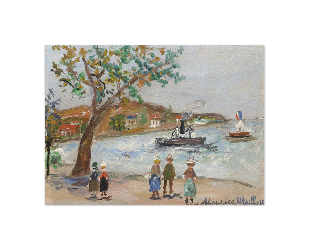 Maurice Utrillo - Bay of Beaulieu - Compact / Full Bleed / No Frame