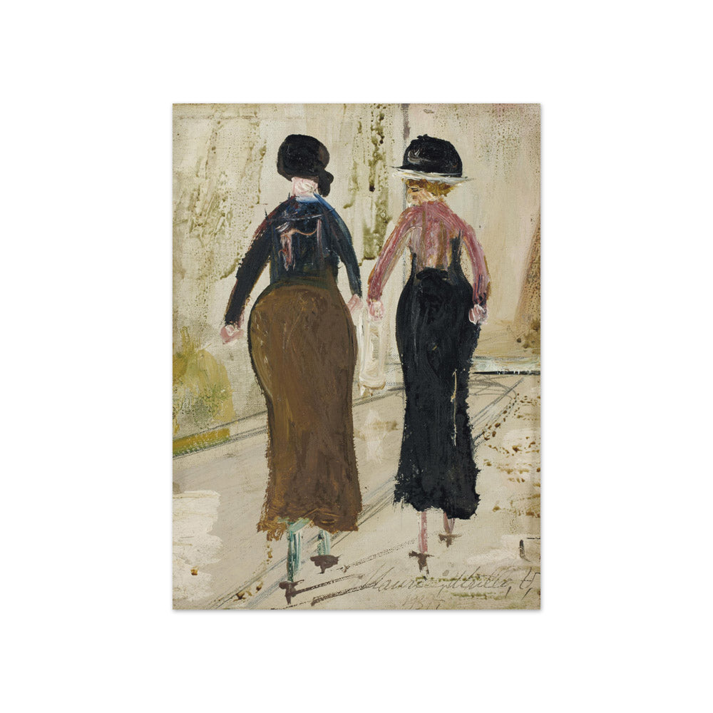 Maurice Utrillo - Two Women from Behind - Compact / Full Bleed / No Frame
