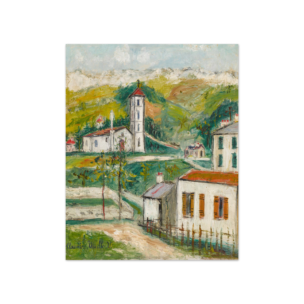 Maurice Utrillo - Landscape in Corsica - Compact / Full Bleed / No Frame