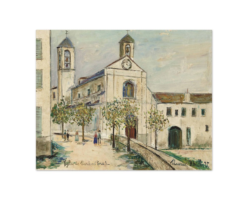 Maurice Utrillo - Church of Murato, Corsica - Compact / Full Bleed / No Frame