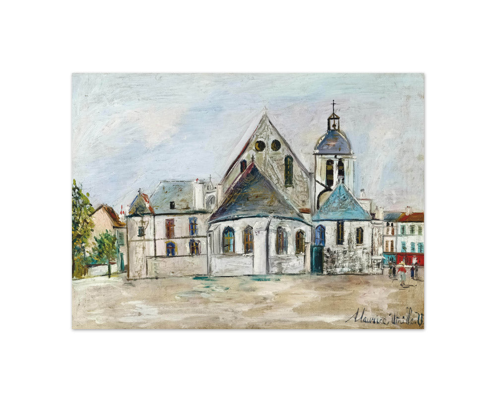 Maurice Utrillo - The Church of Pontoise - Compact / Full Bleed / No Frame