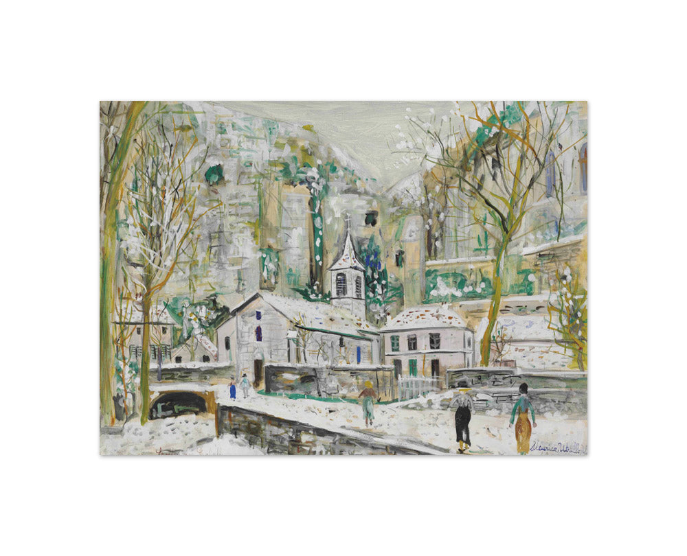 Maurice Utrillo - The Tunnel and the Caves of Échelles - Compact / Full Bleed / No Frame