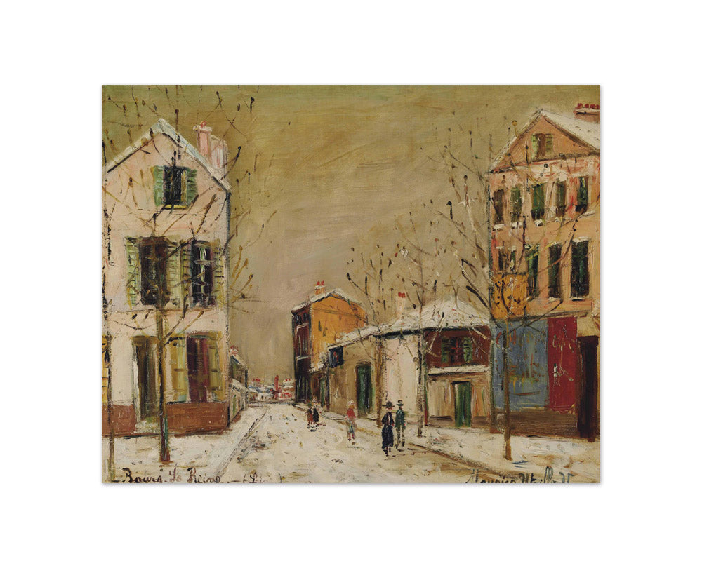 Maurice Utrillo - Rue de Bièvre, Bourg-la-Reine - Compact / Full Bleed / No Frame