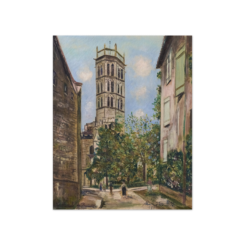 Maurice Utrillo - The Cathedral of Pamiers - Compact / Full Bleed / No Frame