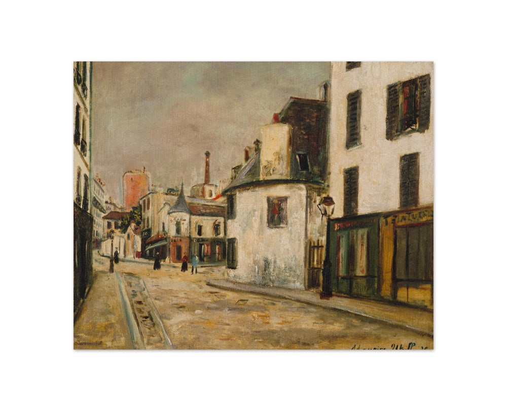 Maurice Utrillo - The Street of Mont Cenis - Compact / Full Bleed / No Frame