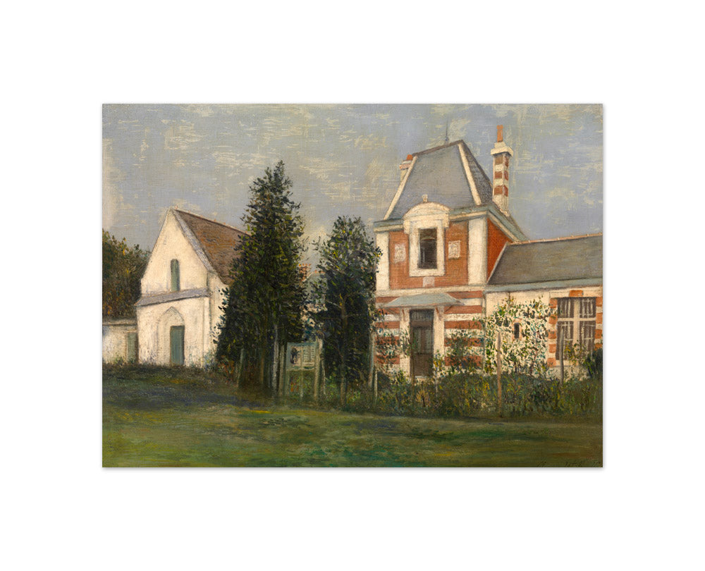 Maurice Utrillo - Street in Sannois - Compact / Full Bleed / No Frame