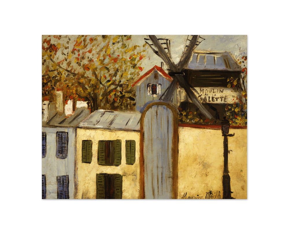 Maurice Utrillo - Moulin de la Galette - Compact / Full Bleed / No Frame