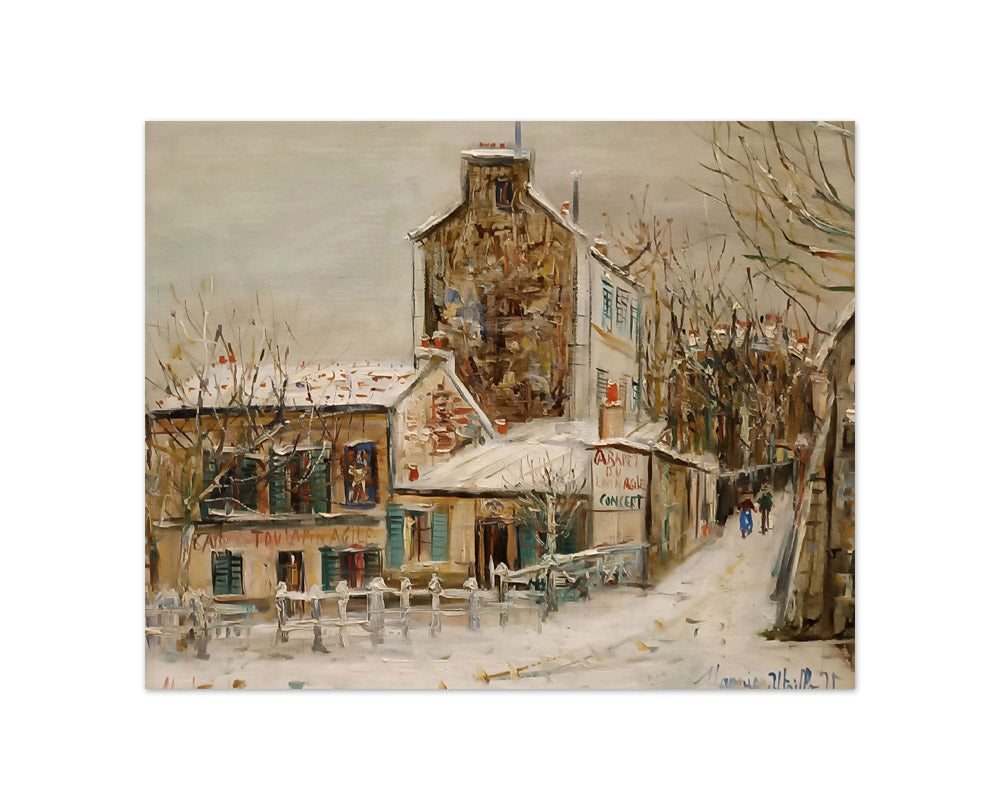 Maurice Utrillo - Cabaret of the Agile Rabbit - Compact / Full Bleed / No Frame