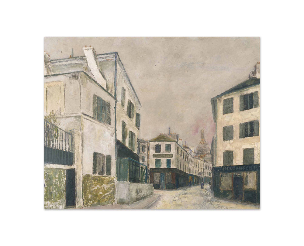 Maurice Utrillo - Rue Norvins - Compact / Full Bleed / No Frame