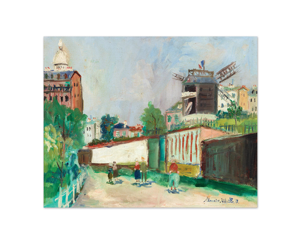 Maurice Utrillo - Moulin de la Galette - Compact / Full Bleed / No Frame