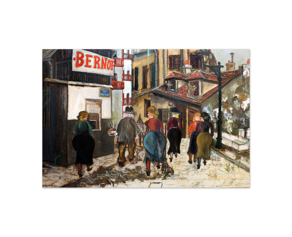 Maurice Utrillo - The House of Bernot - Compact / Full Bleed / No Frame