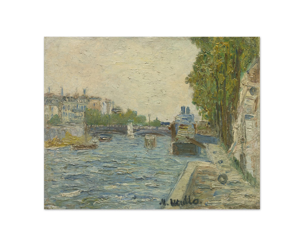 Maurice Utrillo - The St. Michel Bridge in Paris - Compact / Full Bleed / No Frame