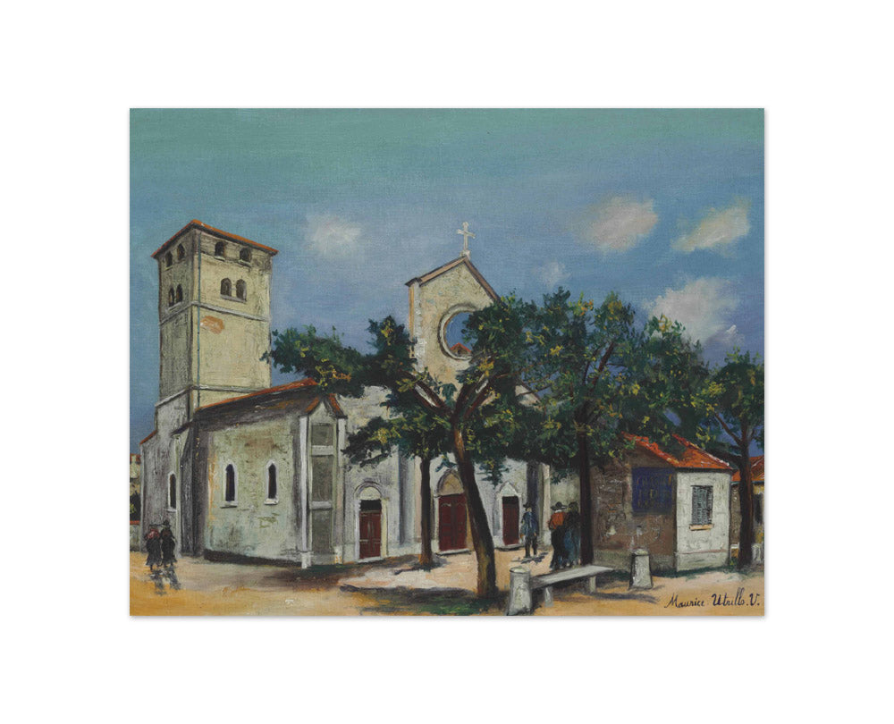 Maurice Utrillo - Church in Provence - Compact / Full Bleed / No Frame