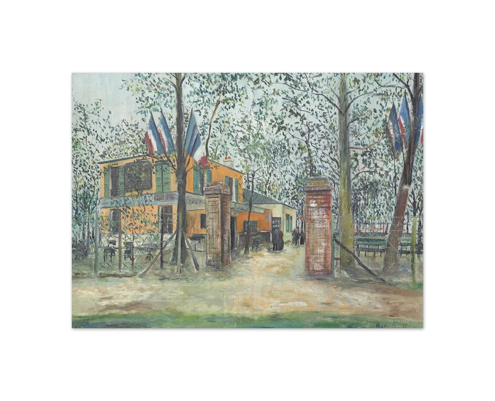 Maurice Utrillo - The Guinguette at Montmagny - Compact / Full Bleed / No Frame