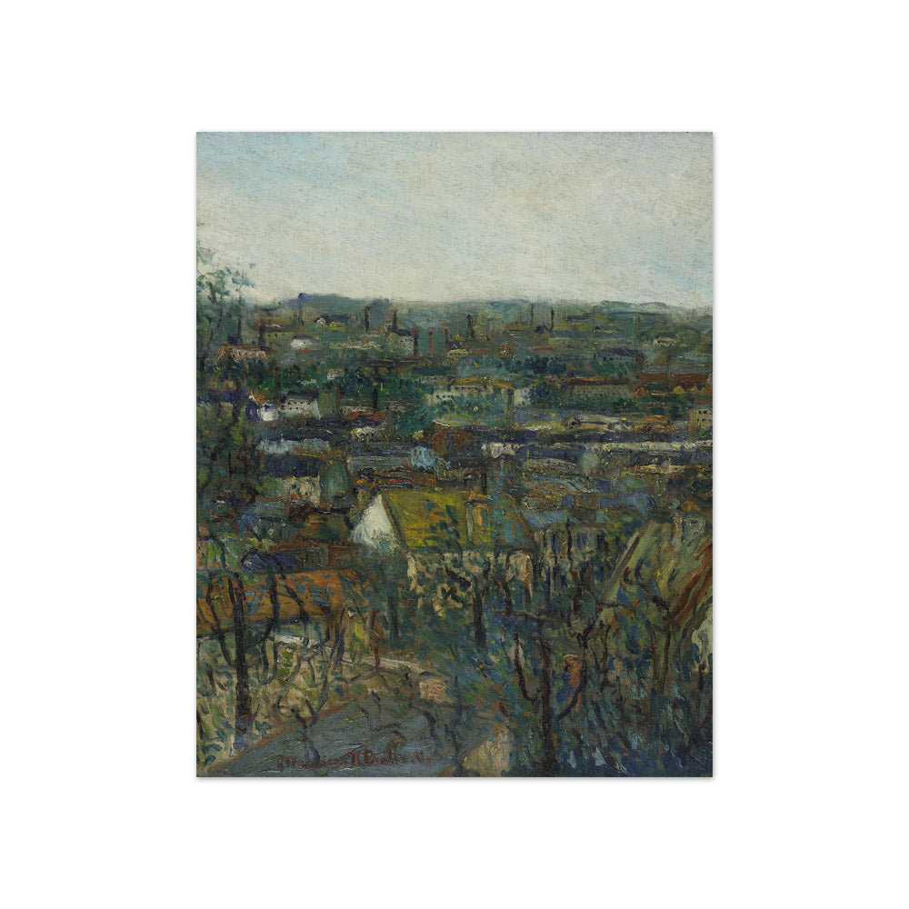 Maurice Utrillo - Rooftops at Montmagny - Compact / Full Bleed / No Frame