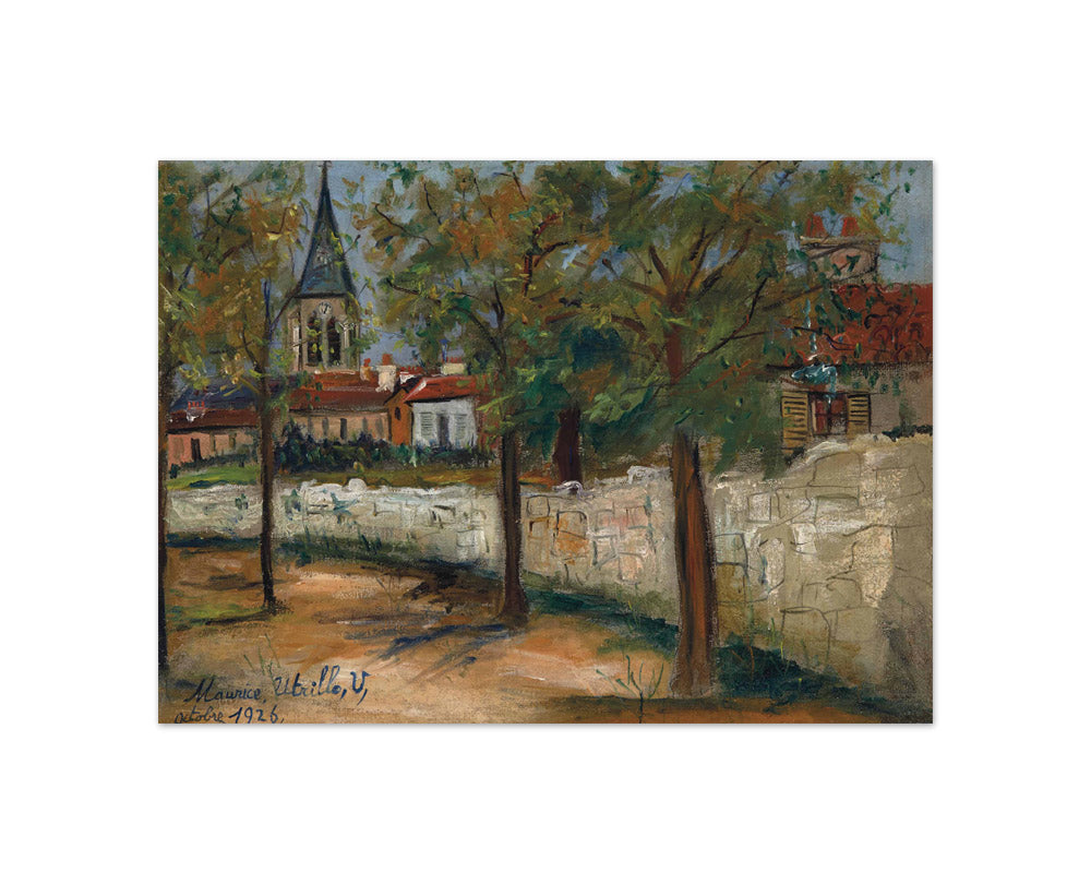 Maurice Utrillo - Countryside Church - Compact / Full Bleed / No Frame