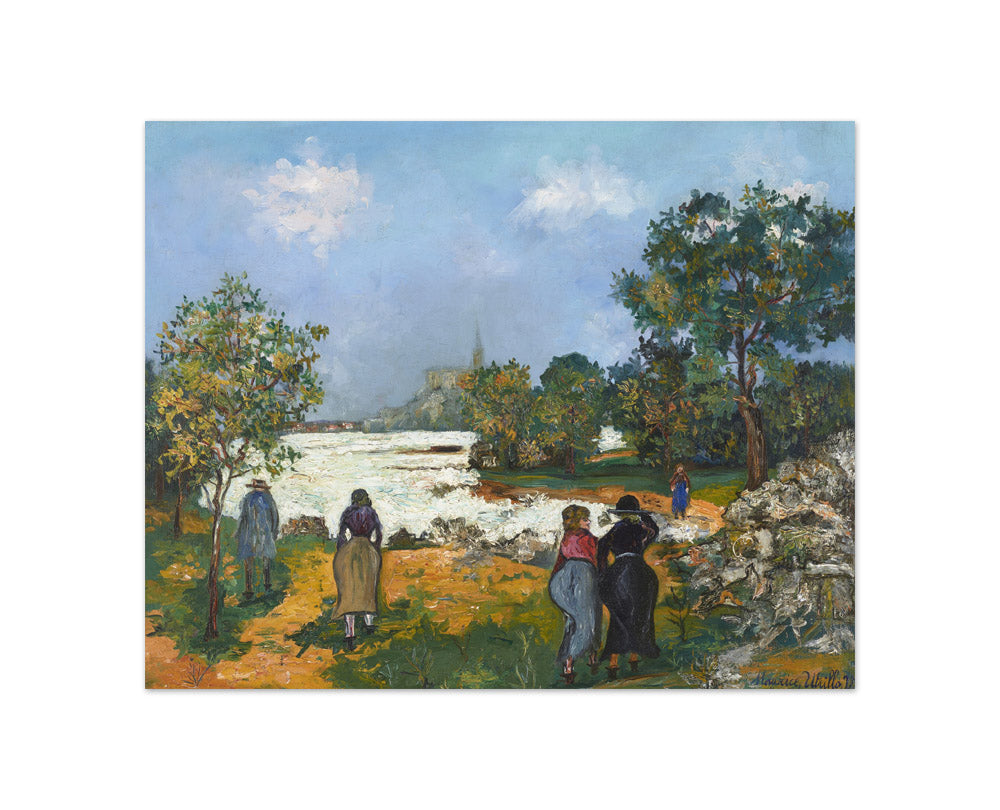 Maurice Utrillo - Mont Saint Michel - Compact / Full Bleed / No Frame