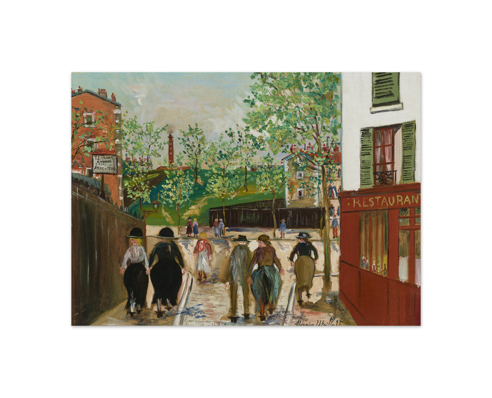 Maurice Utrillo - Fortifications North of Paris - Compact / Full Bleed / No Frame