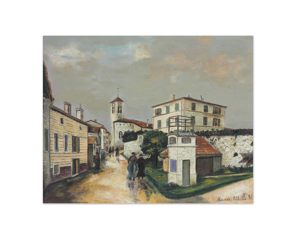 Maurice Utrillo - Landscape at Lucenay - Compact / Full Bleed / No Frame